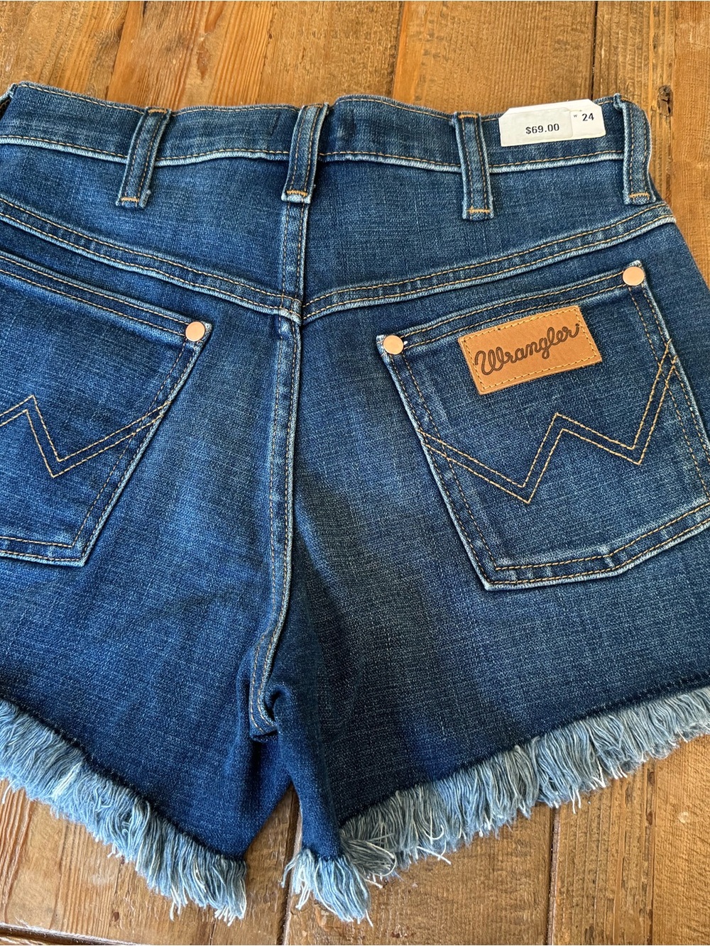 Wrangler Reworked High Rise Cut-Off Shorts